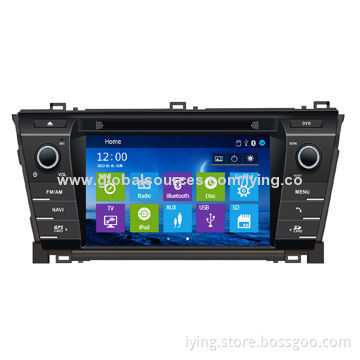 Car DVD Player, GPS for Toyota Corolla 2014 with Radio/RDS/Bluetooth
